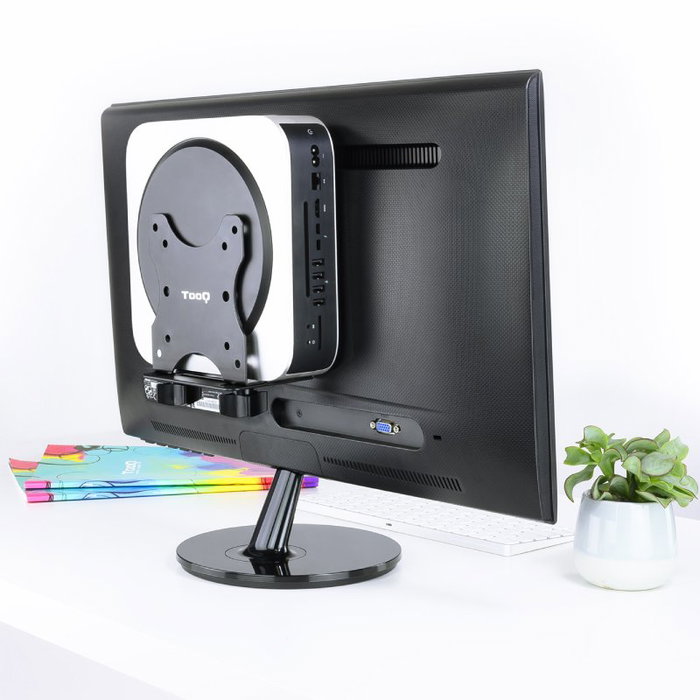 Tooq Soporte para Mini PC TCCH0001-B Negro